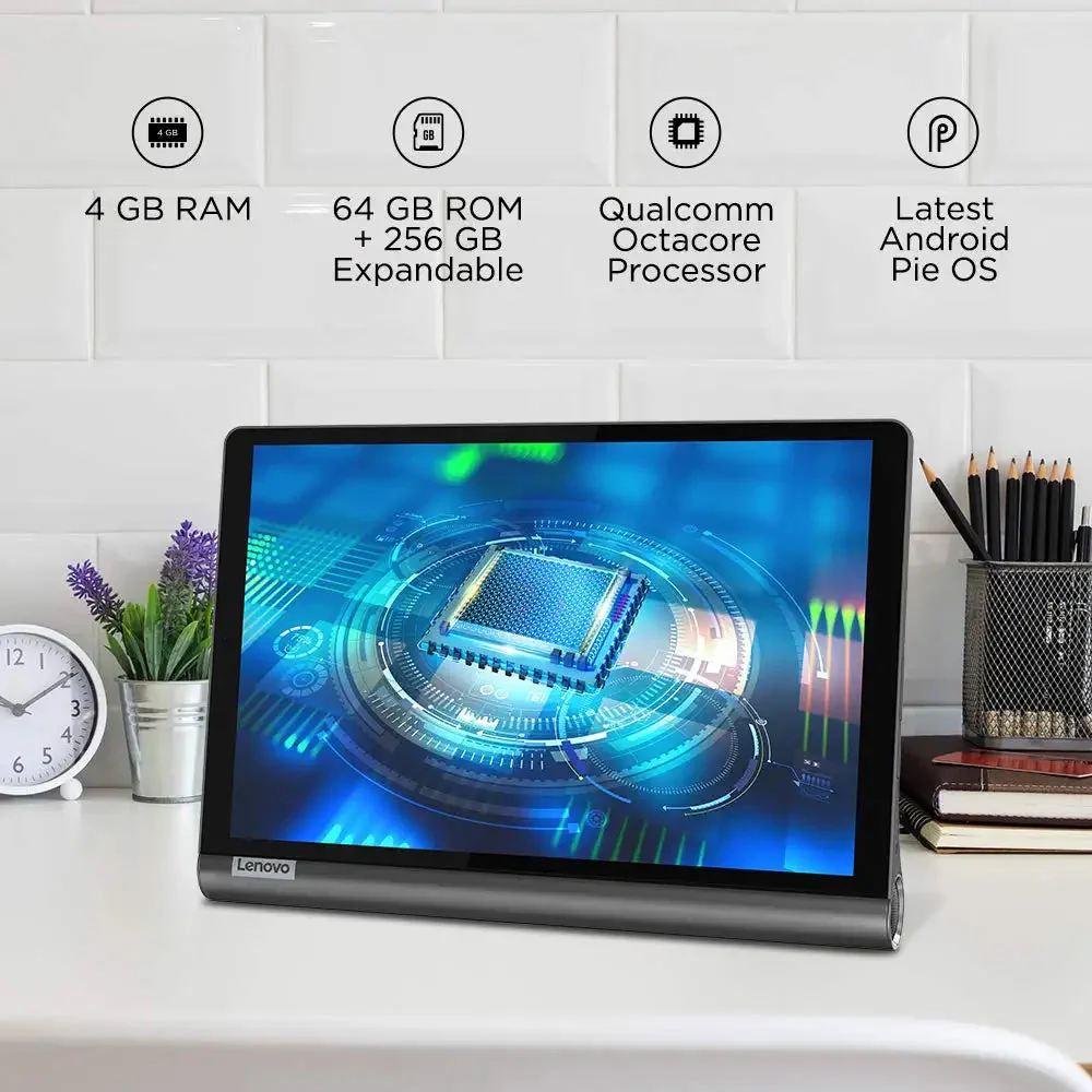 Lenovo Tab Yoga Smart Tablet with The Google Assistant (10.1 inch/25.65 cm, 4GB, 64GB, Wi-Fi + 4G LTE, Calling), Iron Grey - Image 7