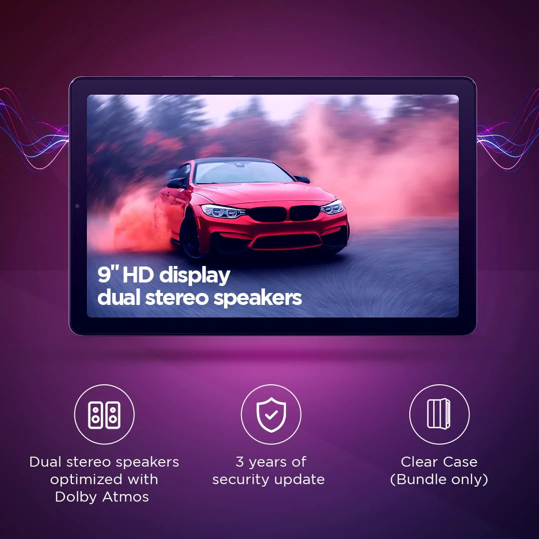 Lenovo Tablet M9 4 GB RAM 64 GB ROM 9 Inch with Wi-Fi Only Tablet (Arctic Grey) - Image 2