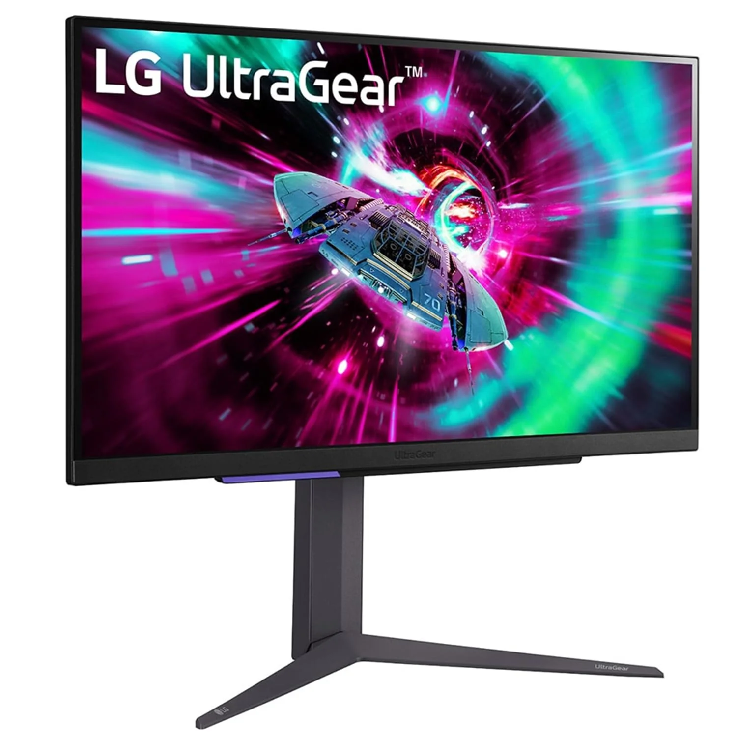 LG 27" Ultragear 4K UHD (3840x2160) IPS Gaming Monitor 27GR93U, 1ms, 144Hz, VESA DisplayHDR 400, DCI-P3 95% (Typ.), NVIDIA G-SYNC, AMD FreeSync Premium, HDMI, DP, HP Out, Tilt/Height/Pivot, Black - Image 3