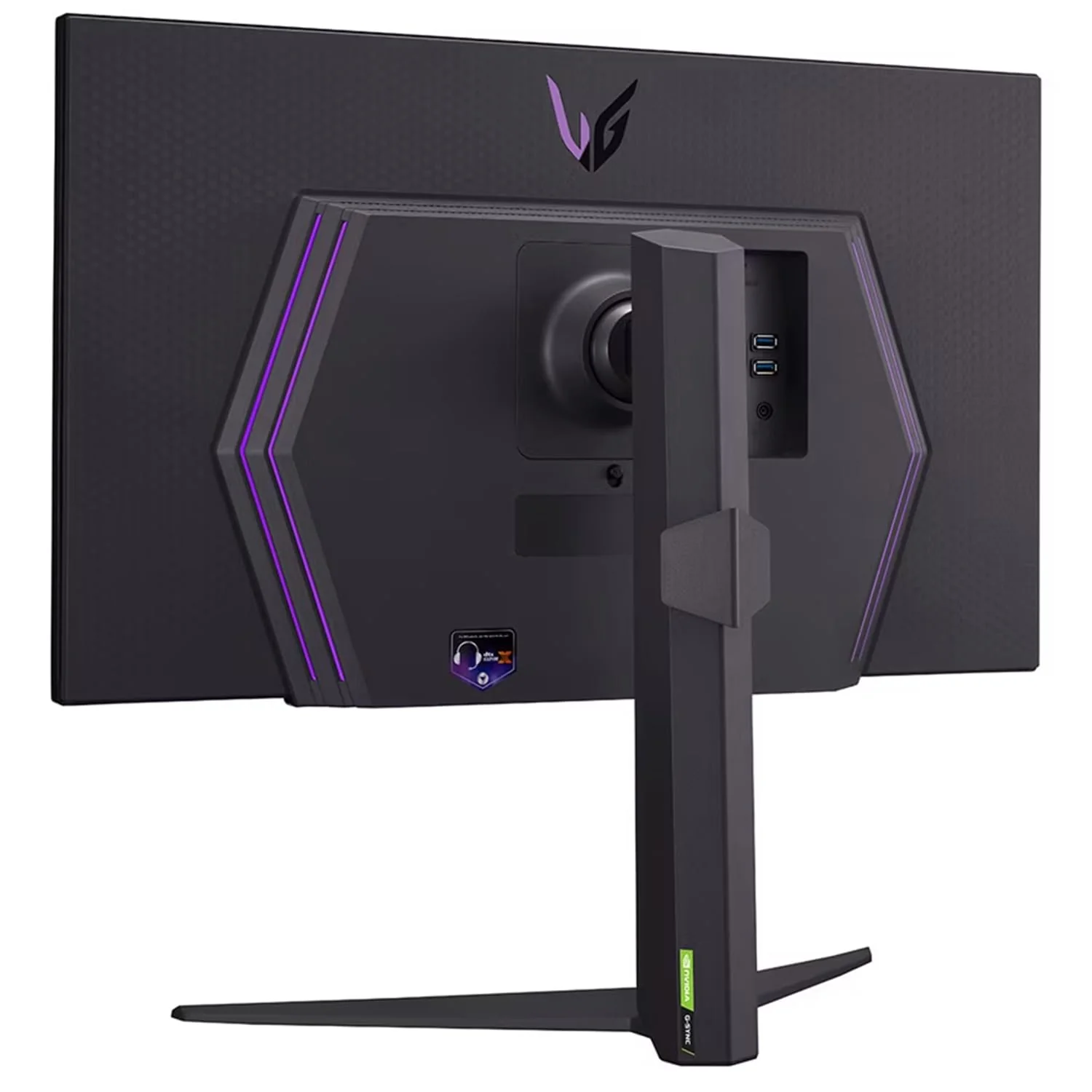 LG 27" Ultragear 4K UHD (3840x2160) IPS Gaming Monitor 27GR93U, 1ms, 144Hz, VESA DisplayHDR 400, DCI-P3 95% (Typ.), NVIDIA G-SYNC, AMD FreeSync Premium, HDMI, DP, HP Out, Tilt/Height/Pivot, Black - Image 4
