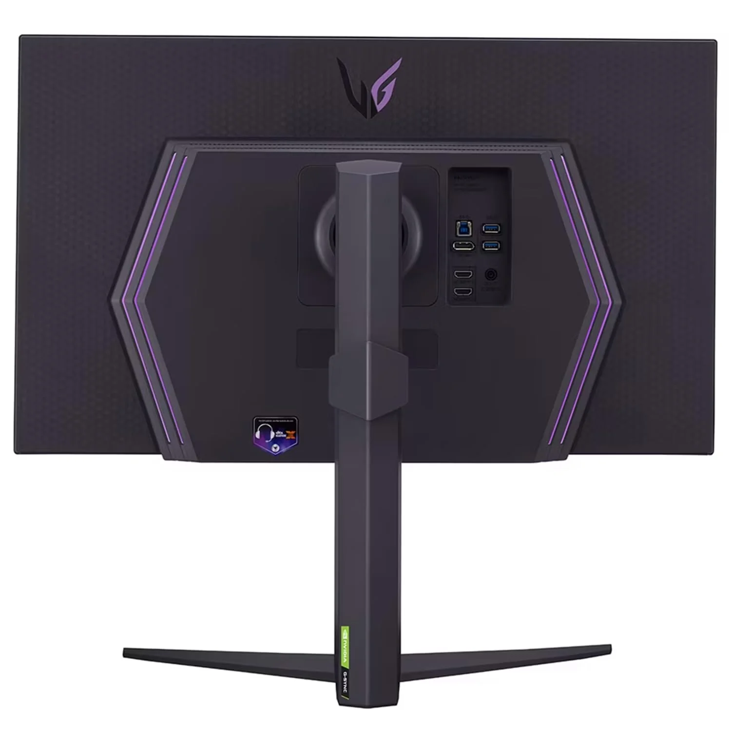 LG 27" Ultragear 4K UHD (3840x2160) IPS Gaming Monitor 27GR93U, 1ms, 144Hz, VESA DisplayHDR 400, DCI-P3 95% (Typ.), NVIDIA G-SYNC, AMD FreeSync Premium, HDMI, DP, HP Out, Tilt/Height/Pivot, Black - Image 6