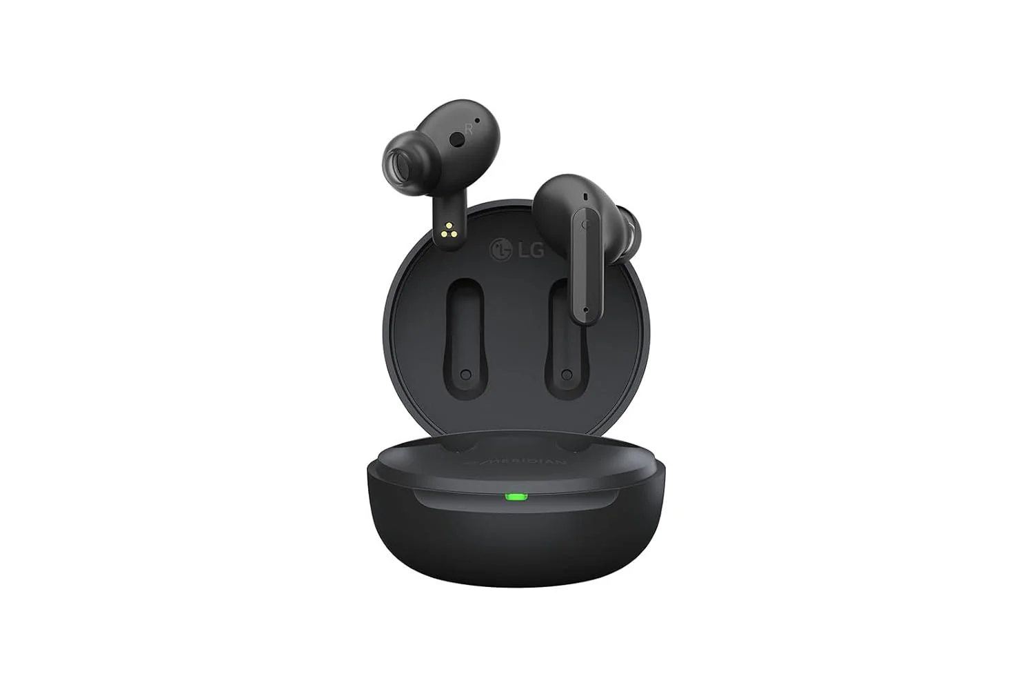 LG Tone Free FP5, Active Noise Cancellation, 22Hrs Battery,3D Sound, IPX4, Find My Earbuds, Fast Charging, Swift Pairing,Medical Grade Ear gels TONEFree App (Black) - Image 3