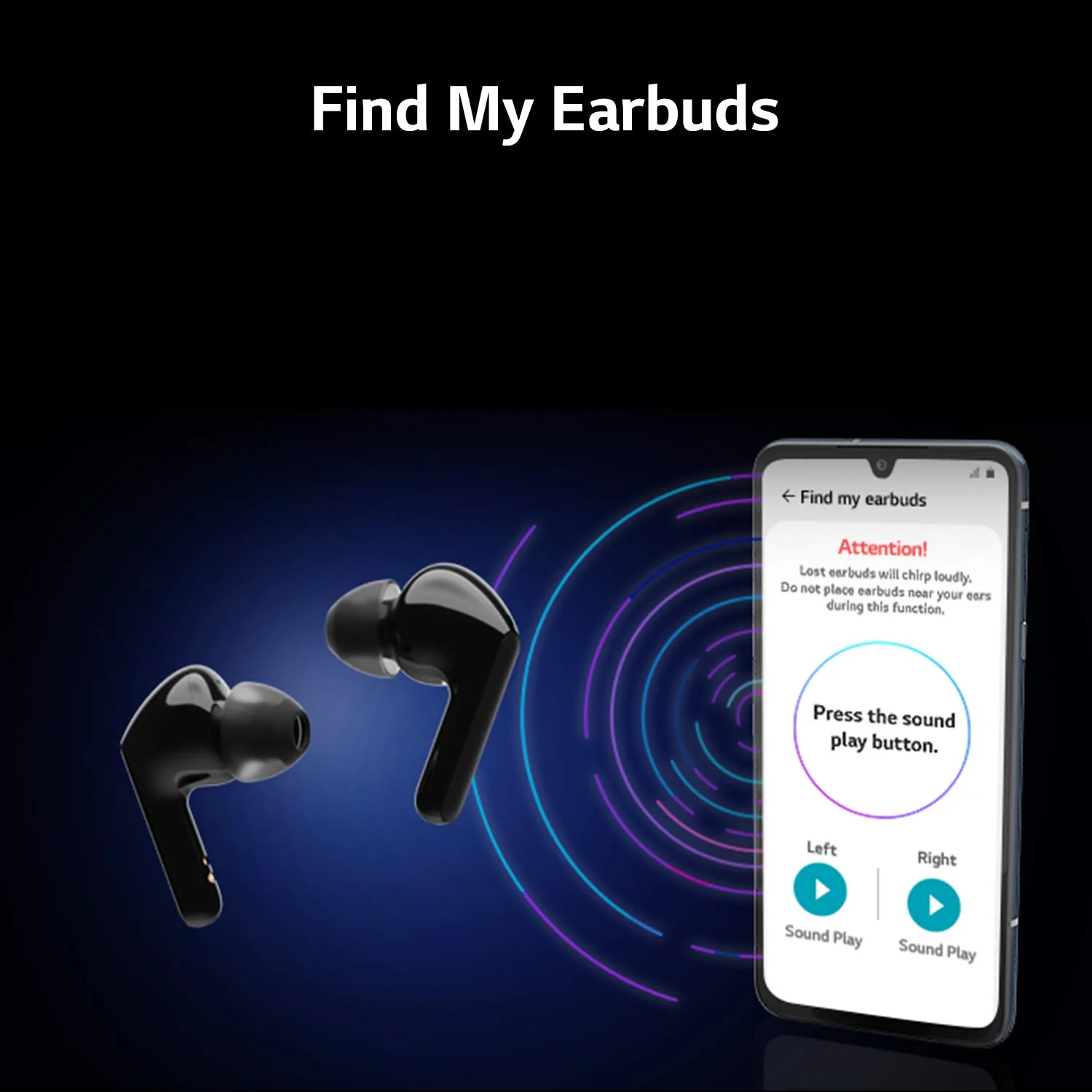 LG Tone Free Hbs-Fn5U True Wireless Bluetooth in Ear Earbuds - Image 6