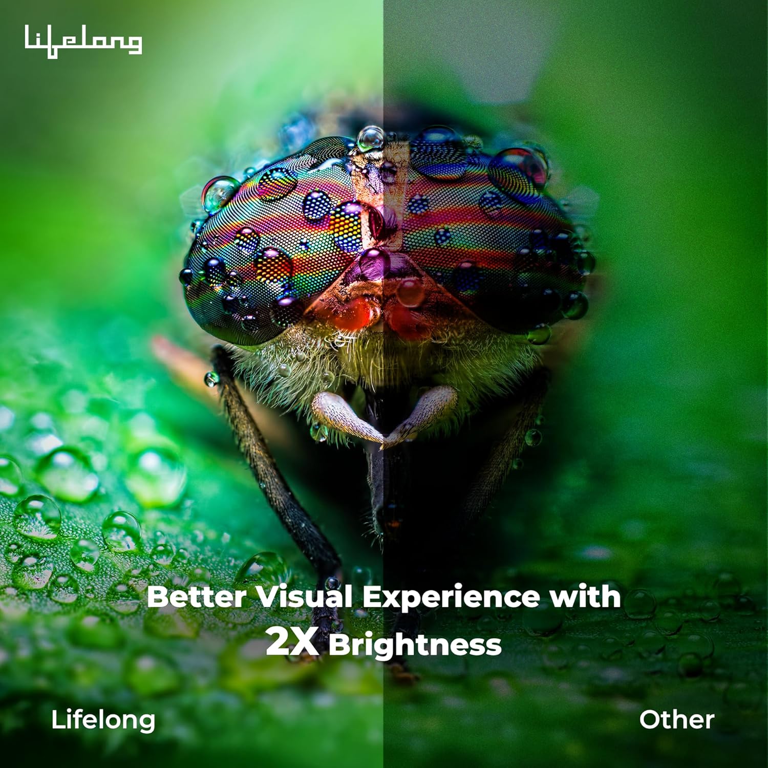 Lifelong Electronics Lightbeam 2 Pro Smart Projector | Android, 1080P HD Native & 4K Ultra HD Support, 4000 Lumens | for Room & Outdoors | All OTT Apps | WiFi/BT, Mirroring, USB, HDMI, 180°, Speakers - Image 7