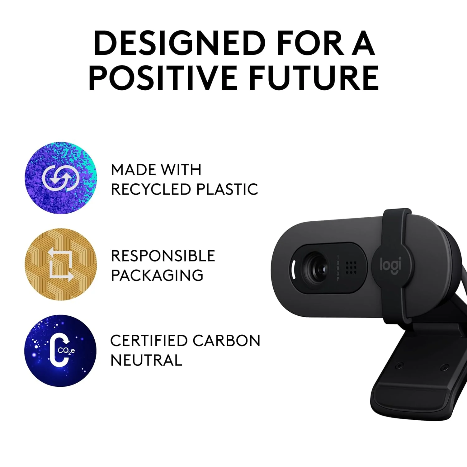 Logitech Brio 100 Full HD Webcam - Image 9