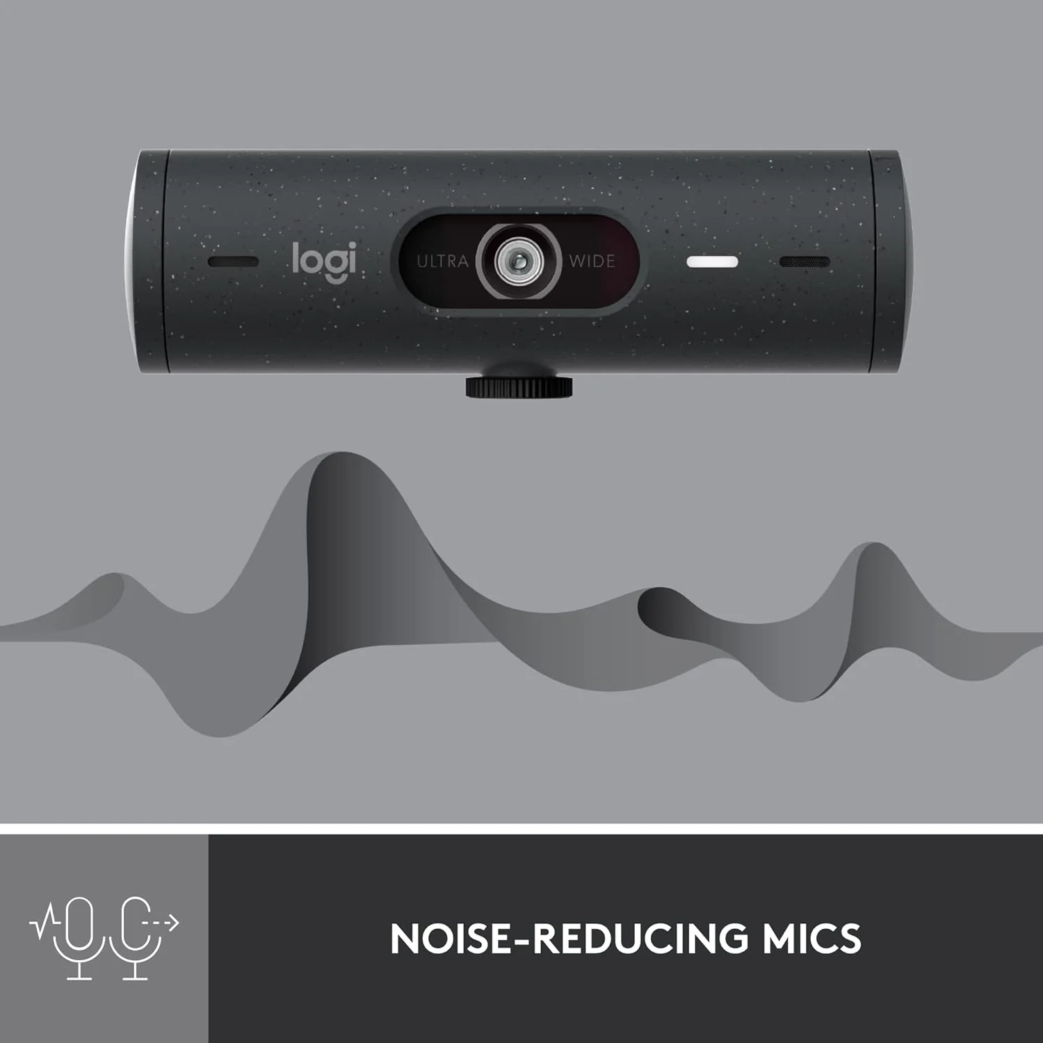Logitech Brio 500 Full Hd Webcam with Auto Light Correction,Show Mode, Dual Noise Reduction Mics, Webcam Privacy Cover, Works with Microsoft Teams, Google Meet, Zoom, USB-C Cable - Graphite - Digital - Image 3