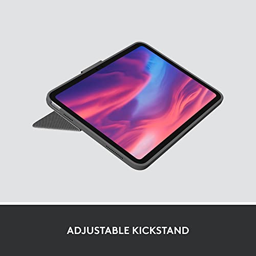Logitech Combo Touch Detachable 10th Gen iPad Keyboard Case with Large Precision Trackpad, Full-Size Backlit Keyboard, and Smart Connector Technology - Image 5
