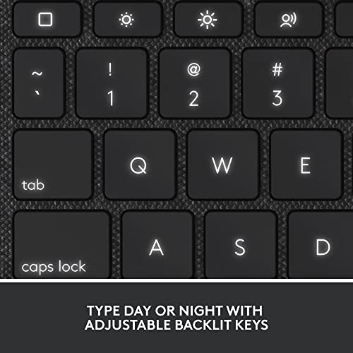 Logitech Combo Touch Detachable 10th Gen iPad Keyboard Case with Large Precision Trackpad, Full-Size Backlit Keyboard, and Smart Connector Technology - Image 7