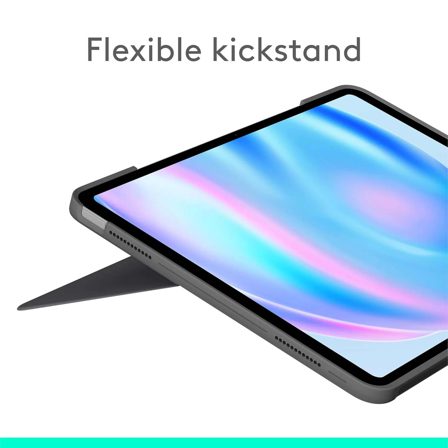 Logitech Combo Touch iPad Air 13-inch (M2 & M3)(2024 & 2025) Keyboard Case - Detachable Backlit Keyboard with Kickstand, Comfortable Typing, Multi-use Mode - Oxford Grey - Image 9