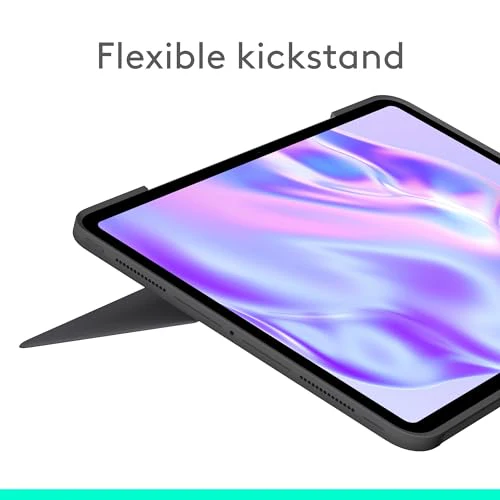 Logitech Combo Touch iPad Pro 13-inch (M4 & M5)(2024 & 2025) Keyboard Case - Detachable Backlit Keyboard with Kickstand, Comfortable Typing, Multi-use Mode - Graphite - Image 2