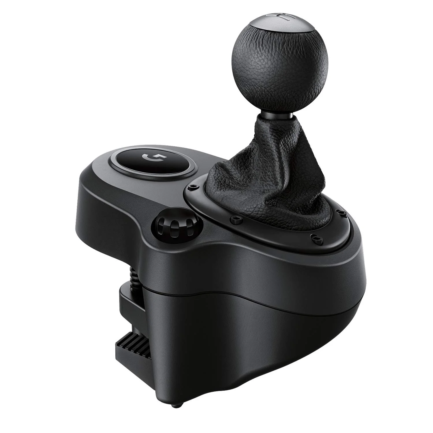 Logitech G Driving Force Racing Wheels Shifter for G29, G920 & G923, 6 Speed, Push Down Reverse Gear, Steel and Leather Construction for PC - Black - Image 2
