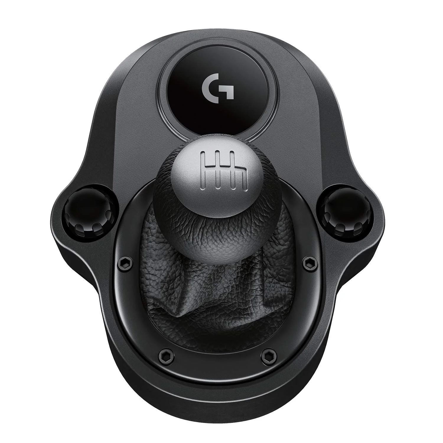 Logitech G Driving Force Racing Wheels Shifter for G29, G920 & G923, 6 Speed, Push Down Reverse Gear, Steel and Leather Construction for PC - Black - Image 6