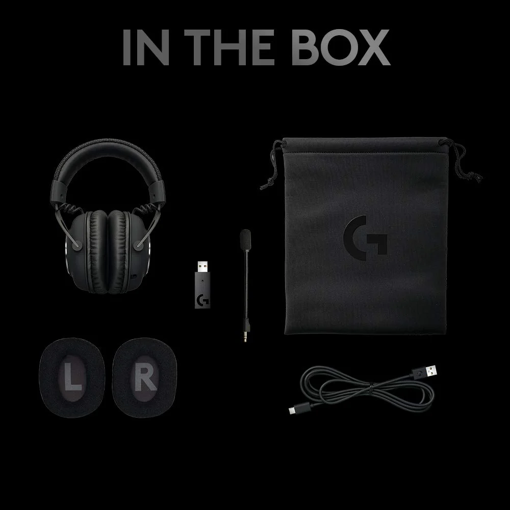 Logitech G Pro X Gaming Wired Over Ear Headphones with Mic Blue Voice DTS Headphone:X 2.0, 50Mm Pro-G Drivers, 2.0 Surround Sound for Esports Gaming, Pc/Ps/Xbox/Vr/Nintendo Switch - (Black) - Image 5