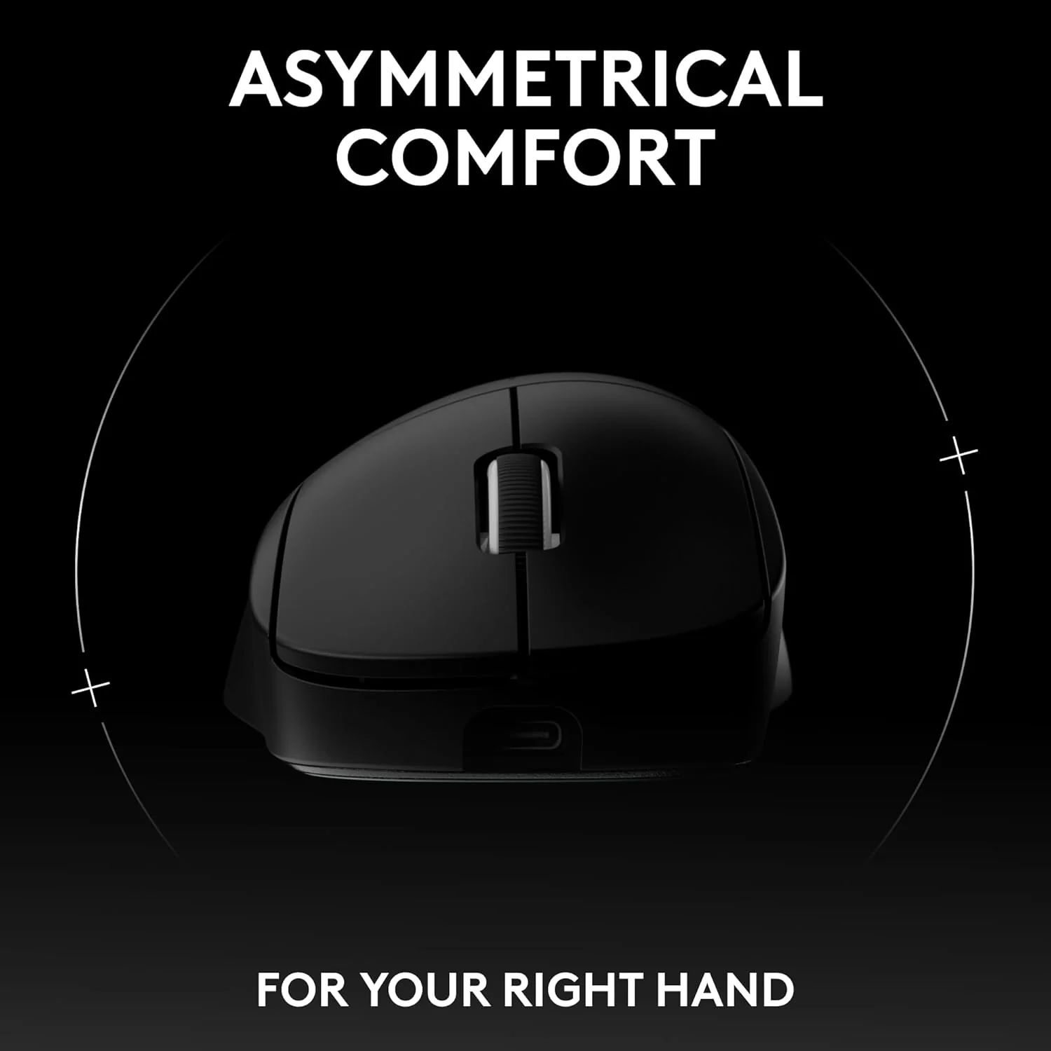Logitech G PRO X Superlight 2 DEX Lightspeed Wireless Gaming Mouse, 60g Pro-Grade Lightweight Mouse with 5 Programmable Buttons, 44k DPI Sensor, USB-C Charging, for PC/Mac - Black - Image 3
