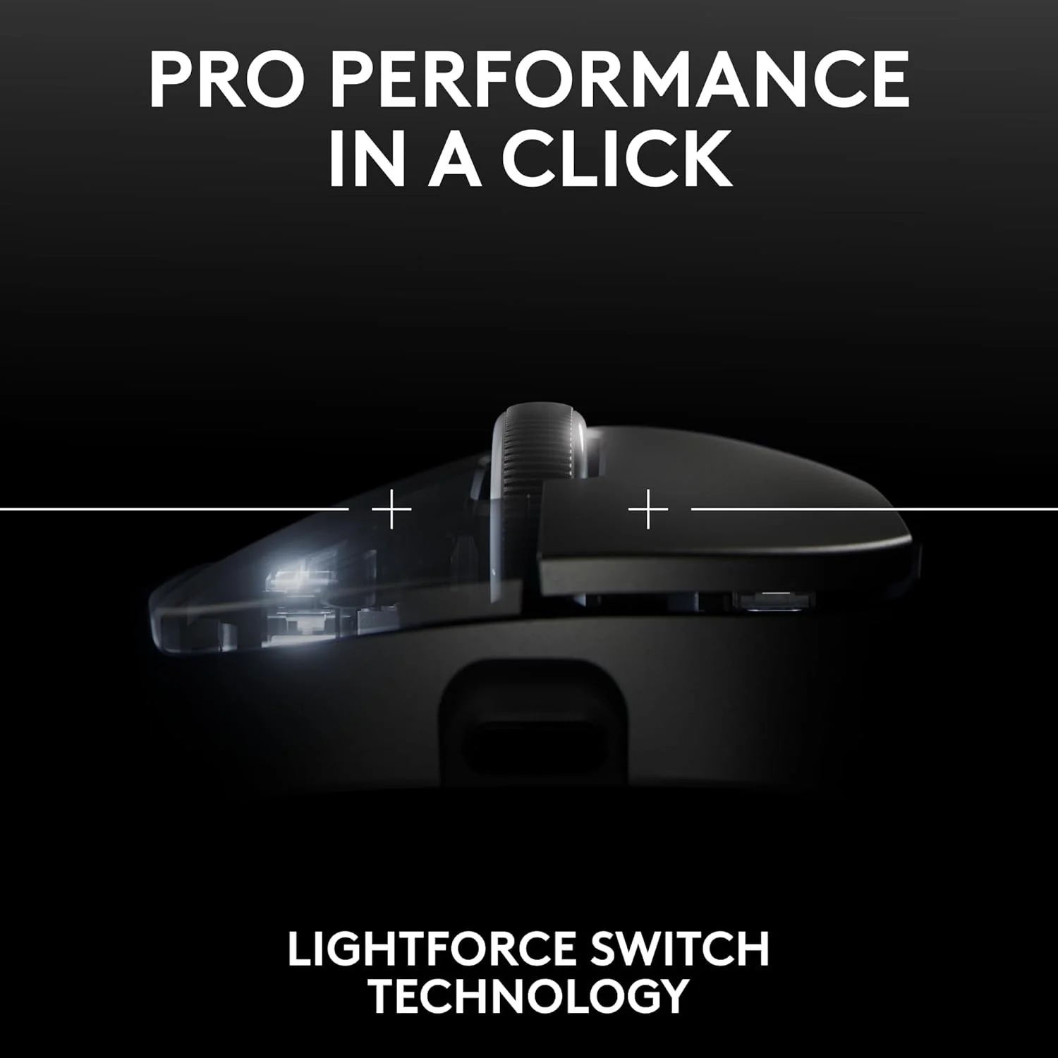 Logitech G PRO X Superlight 2 DEX Lightspeed Wireless Gaming Mouse, 60g Pro-Grade Lightweight Mouse with 5 Programmable Buttons, 44k DPI Sensor, USB-C Charging, for PC/Mac - Black - Image 4