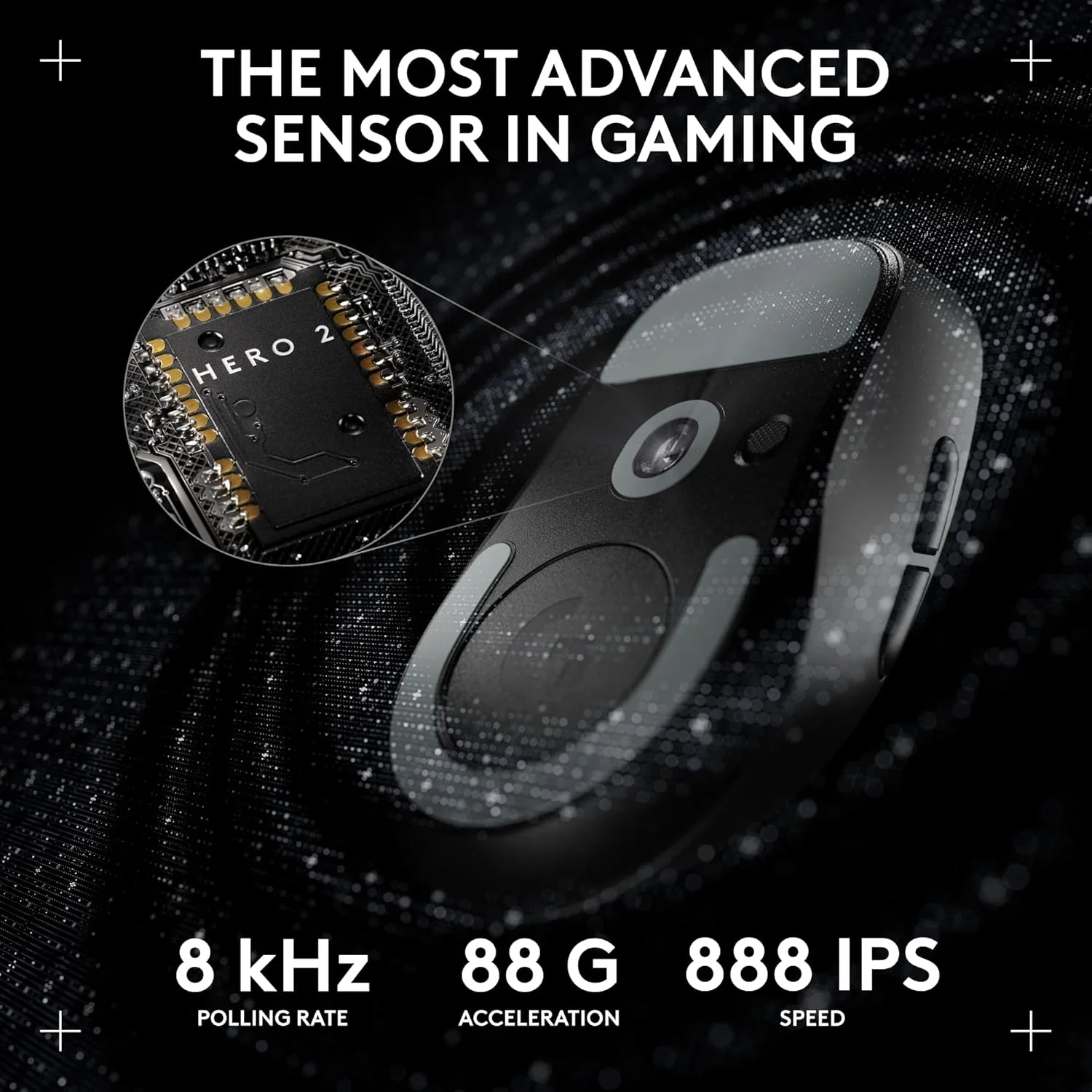Logitech G PRO X Superlight 2 Lightspeed Wireless Gaming Mouse, Lightweight, LIGHTFORCE Hybrid Switches, Hero 2 Sensor, 32,000 DPI, 5 Programmable Buttons, USB-C Charging, PC & Mac - Image 4