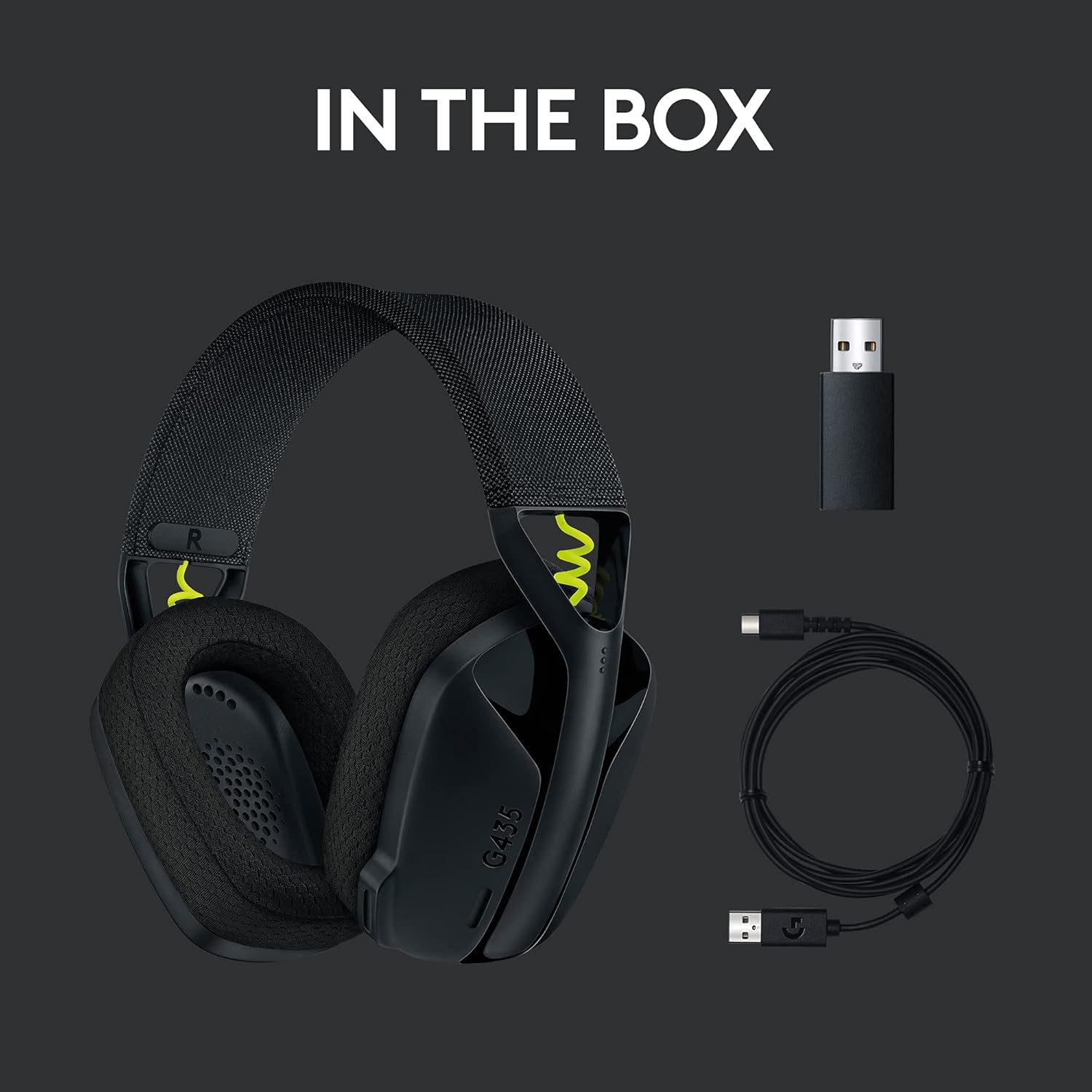 Logitech G435 Light Speed and Lightweight Gaming Bluetooth Wireless Over Ear Headphones with Mic, 18H Battery, Compatible for Dolby Atmos, Pc, Ps4, Ps5, Mobile - Image 4