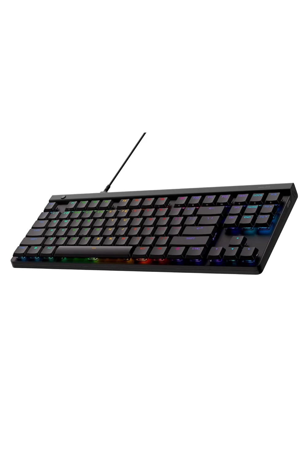 Logitech G515 TKL Wired Low Profile Gaming Keyboard, Fully Customisable RGB, Double-Shot PBT Keycaps, Tactile/Brown Switches