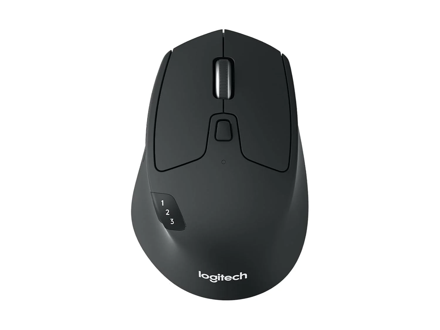 Logitech M720 Triathlon Multi-Device Wireless Mouse, Bluetooth, USB Unifying Receiver, 1000 DPI, 6 Programmable Buttons, 2-Year Battery, Compatible with Laptop, PC, Mac, iPadOS - Graphite Black