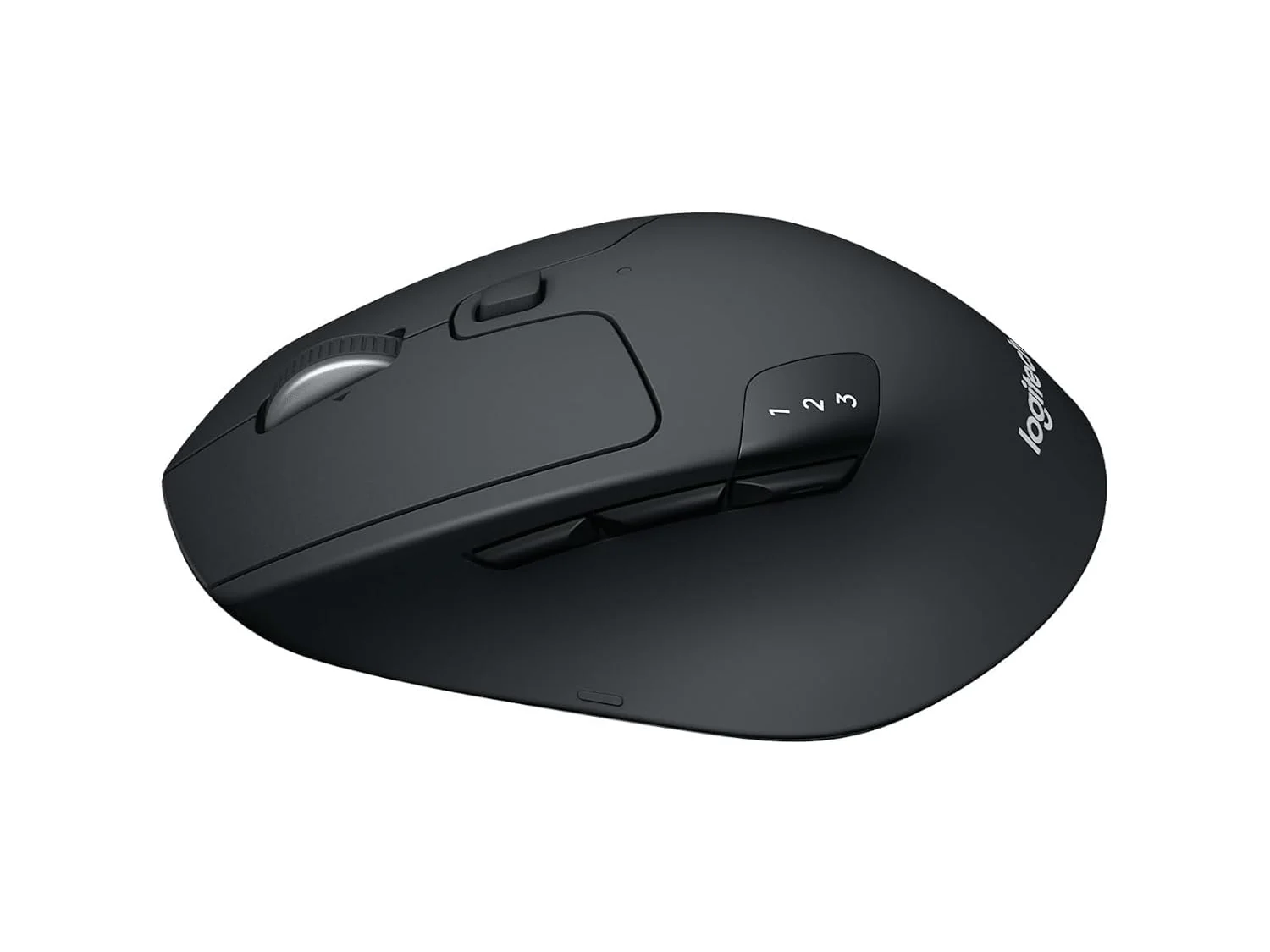 Logitech M720 Triathlon Multi-Device Wireless Mouse, Bluetooth, USB Unifying Receiver, 1000 DPI, 6 Programmable Buttons, 2-Year Battery, Compatible with Laptop, PC, Mac, iPadOS - Graphite Black - Image 2