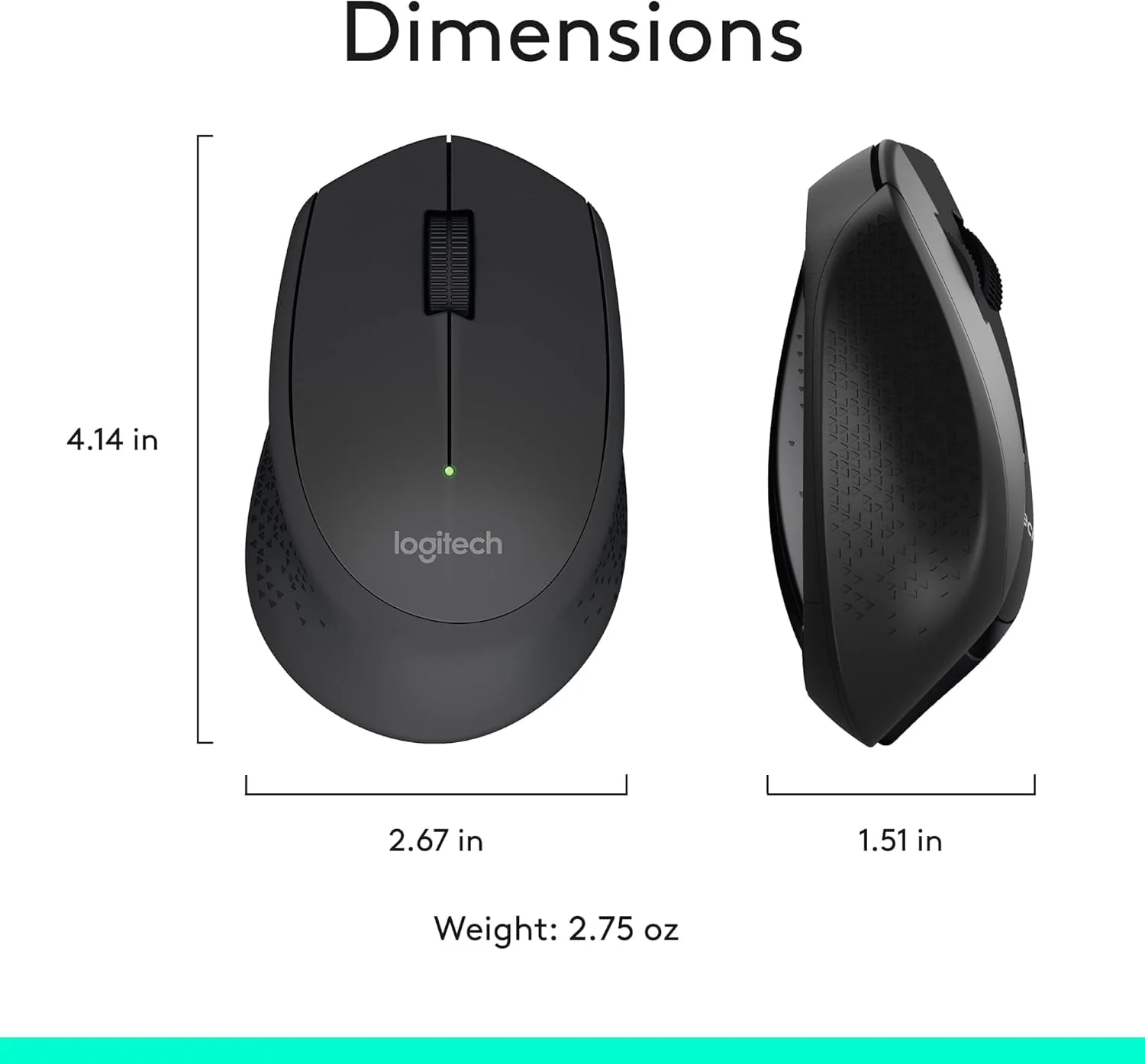 Logitech MK345 Wireless Keyboard and Mouse Set Full-Sized Keyboard with Palm Rest and Comfortable Right-Handed Mouse, 2.4 GHz Wireless USB Receiver, Compatible with PC, Laptop - Black - Image 12