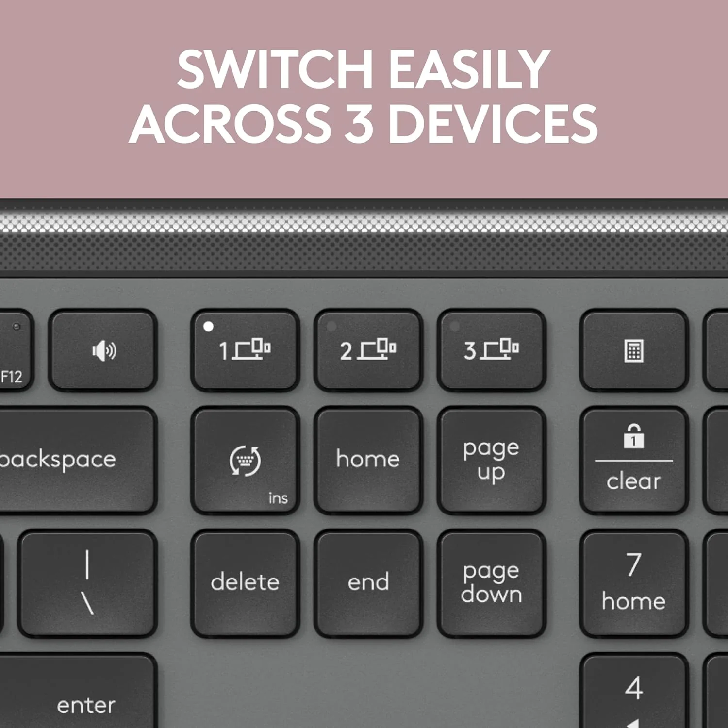 Logitech MK950 Signature Slim Wireless Keyboard and Mouse Combo, Sleek Design, Quiet Typing and Clicking, Switch Across Three Devices, Bluetooth, Multi-OS, Works with Windows and Mac - Image 7