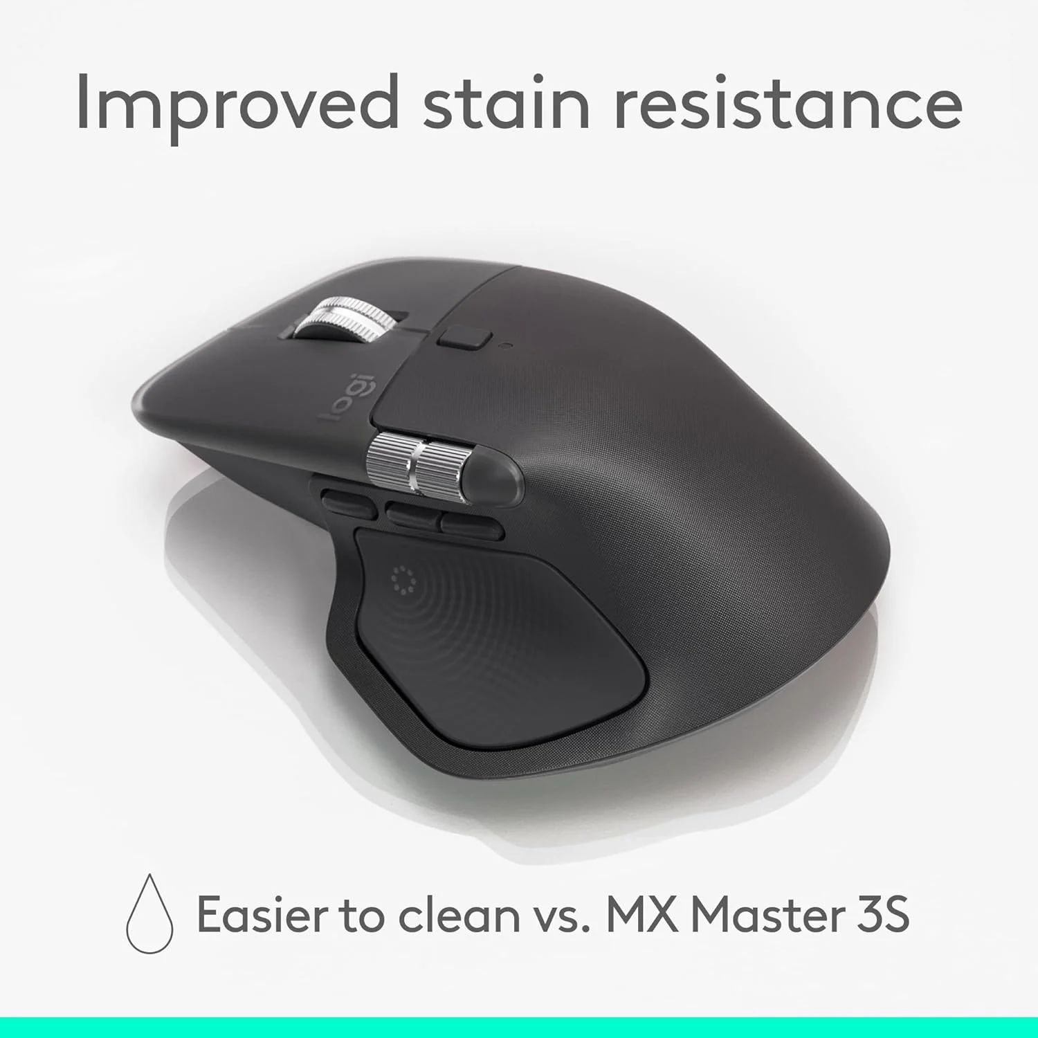 Logitech MX Master 4, Ergonomic Wireless Mouse with Advanced Performance Haptic Feedback, Ultra-Fast Scrolling, USB-C Charging, Bluetooth, Windows, MacOS - Graphite - Image 9