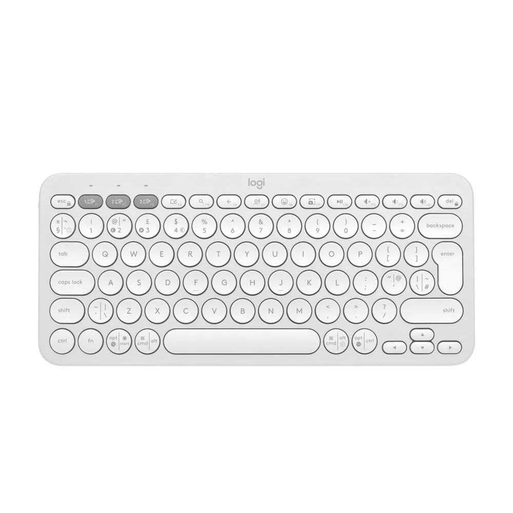 Logitech Pebble Keys 2 K380s, Multi-Device Bluetooth Wireless Keyboard with Customisable Shortcuts, Slim and Portable, Easy-Switch for Windows, macOS, iPadOS, Android, Chrome OS - Image 3