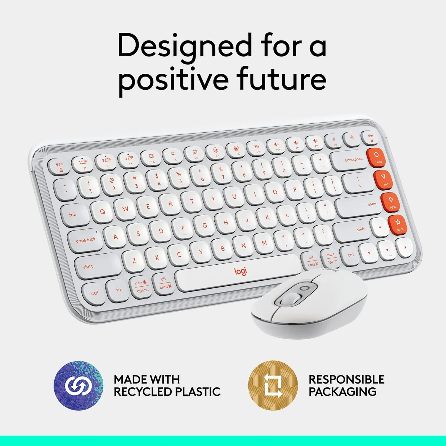Logitech POP ICON Combo, Bluetooth Keyboard and Mouse Combo, Comfortable Typing, programmable Keys and Buttons, Quiet clicks, Easy-Switch up to 3 Devices - Image 10