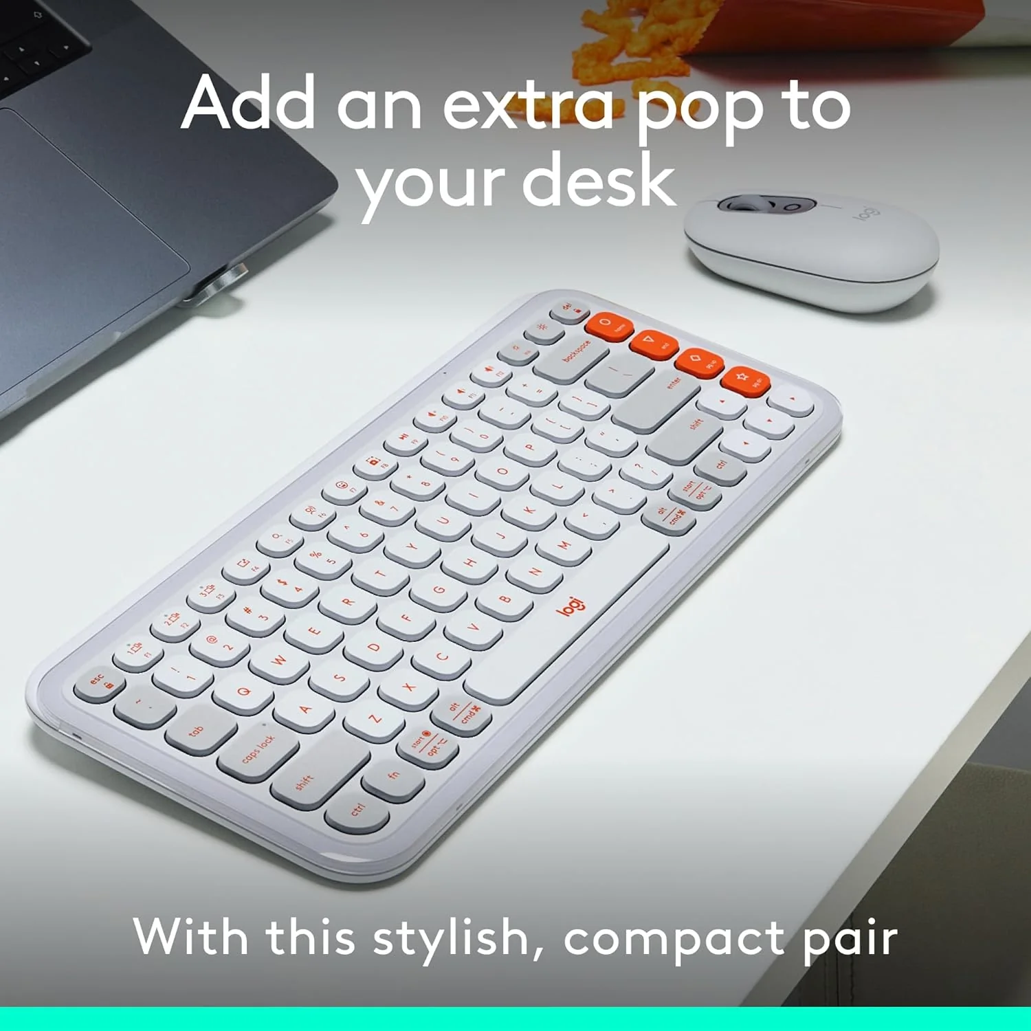 Logitech POP ICON Combo, Bluetooth Keyboard and Mouse Combo, Comfortable Typing, programmable Keys and Buttons, Quiet clicks, Easy-Switch up to 3 Devices - Image 2