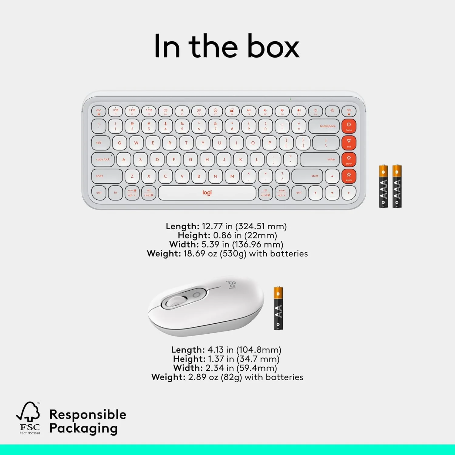 Logitech POP ICON Combo, Bluetooth Keyboard and Mouse Combo, Comfortable Typing, programmable Keys and Buttons, Quiet clicks, Easy-Switch up to 3 Devices - Image 9