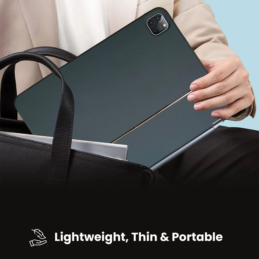 Magic Style Keyboard Case for iPad 10th Gen 10.9 inch 2022, New iPad 11th Gen (A16,2025) with 3 Level Brightness Backlit, All Gesture Touchpad, Floating Cantilever Design, LED Display, Magnetic Cover (White) - Image 6
