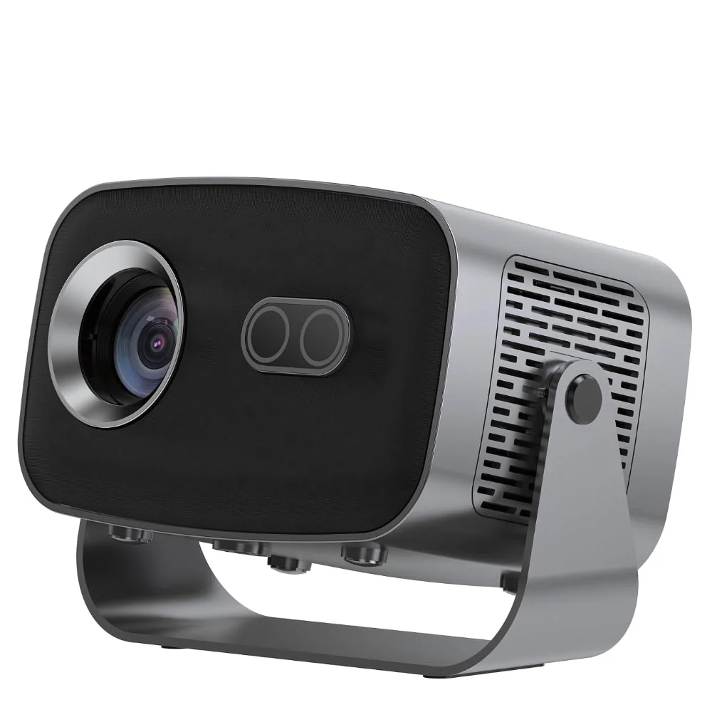 Maizic Smarthome CineCast Pro Smart LED Projector, 18000 Lumens, 4K Support, 170 Inches Screen Size, Auto [Focus | Keystone], BT v5.2, HDMI, USB, RJ45, WiFi, 1080p Native, APP Support, Miracast