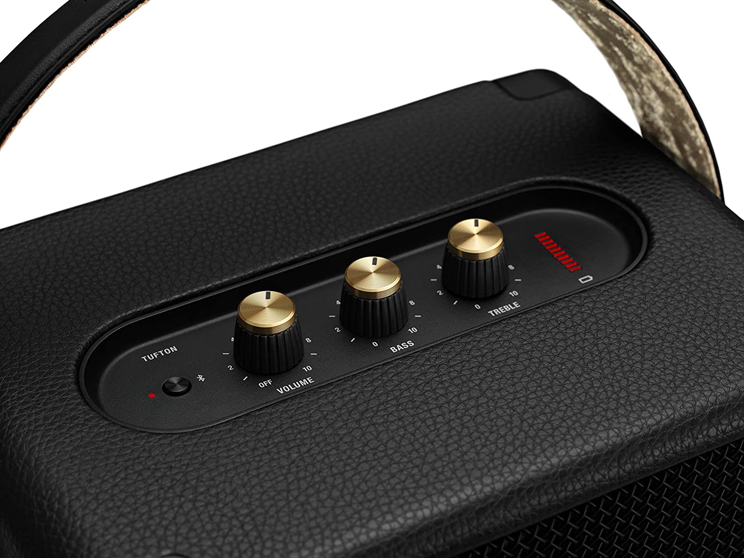 Marshall Tufton 80 Watt Wireless Bluetooth Portable Speaker (Black & Brass) - Image 3
