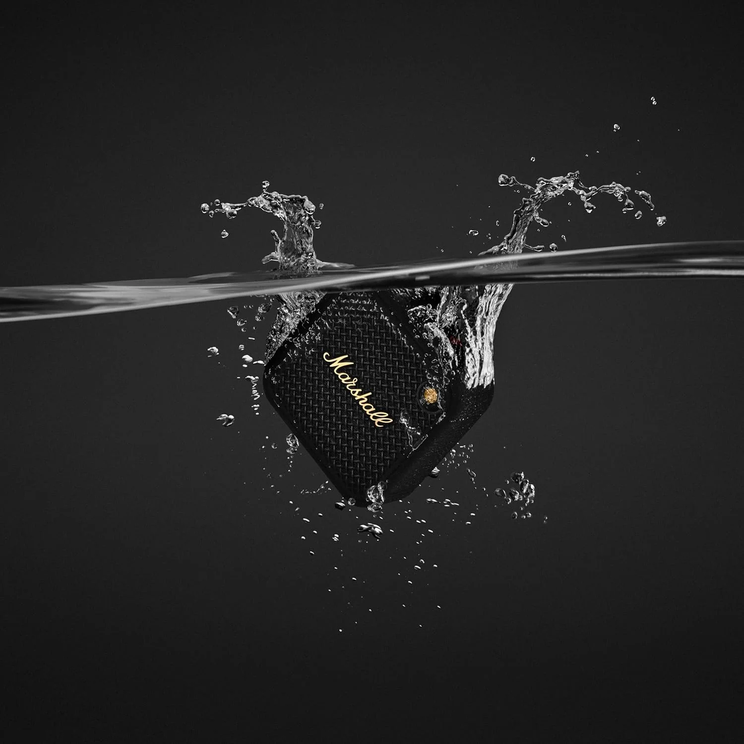 Marshall Willen II Portable Bluetooth Speaker with 17+ Hours of Portable Playtime, Dust & Waterproof (IP67) - Black & Brass - Image 11
