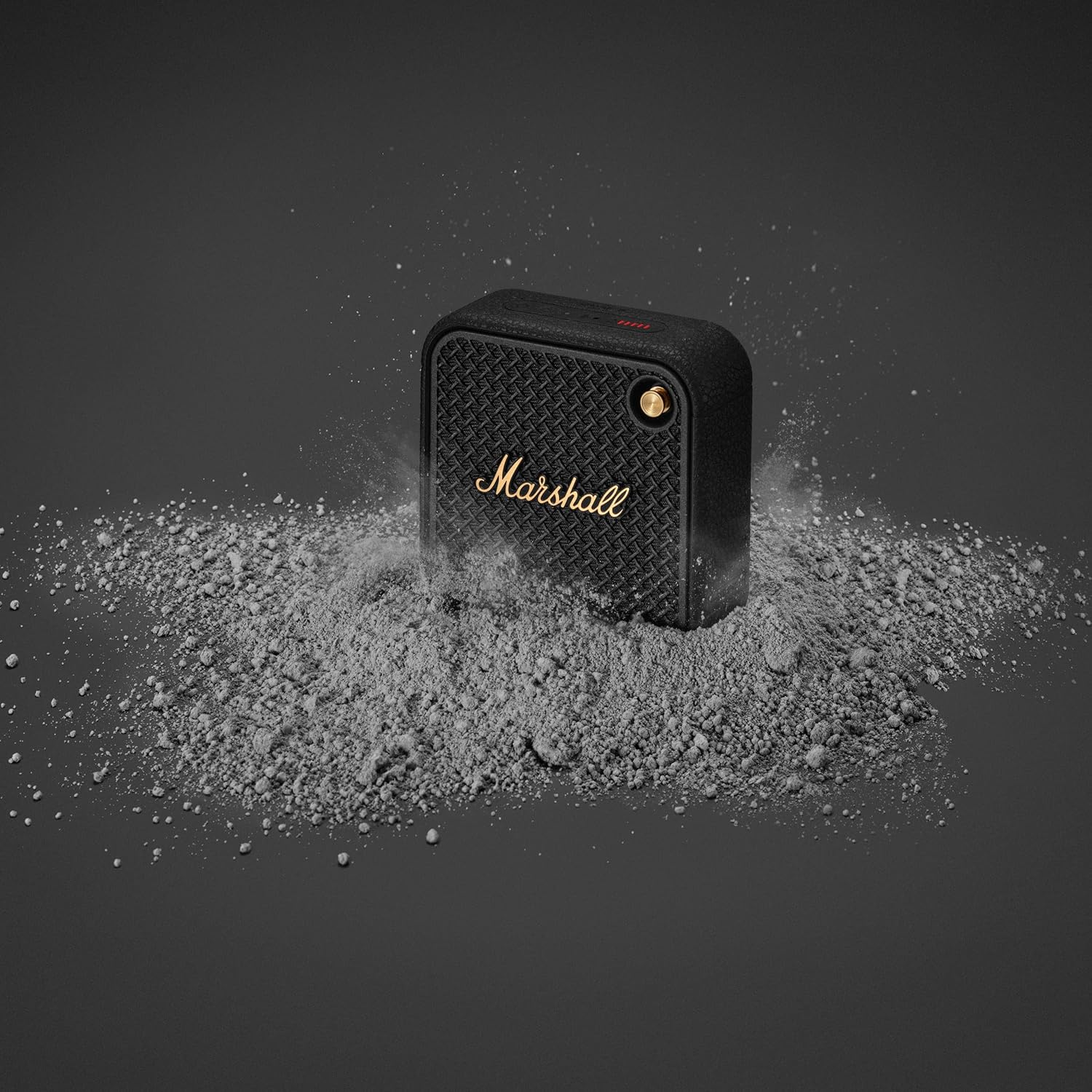 Marshall Willen II Portable Bluetooth Speaker with 17+ Hours of Portable Playtime, Dust & Waterproof (IP67) - Black & Brass - Image 12