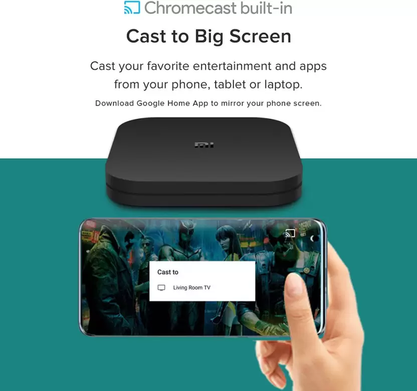 Mi 4K Android 9.0 Smart TV Box with Dolby Audio, Google Assistant (Black) - Image 4