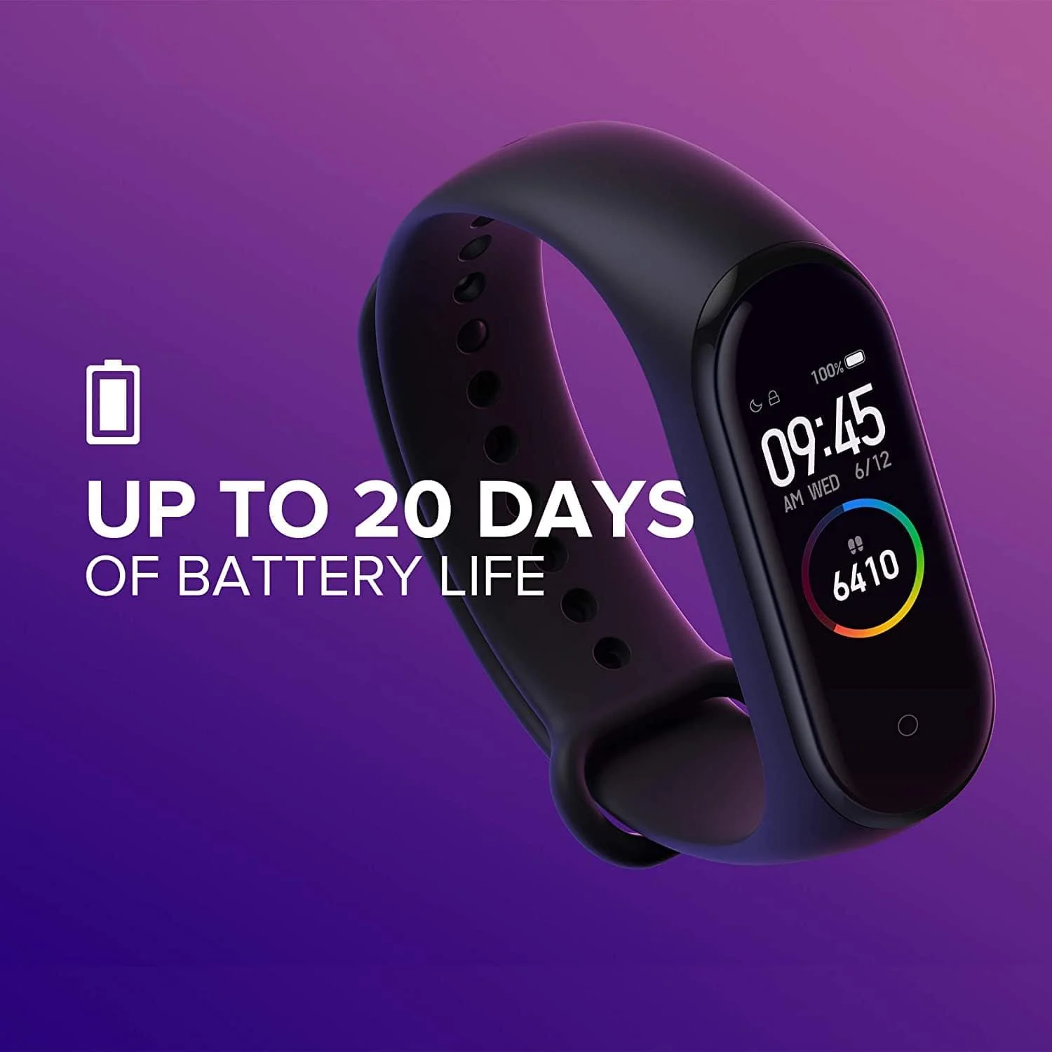 Mi Smart Band 4- India's No.1 Fitness Band, Up-to 20 Days Battery Life - Image 4