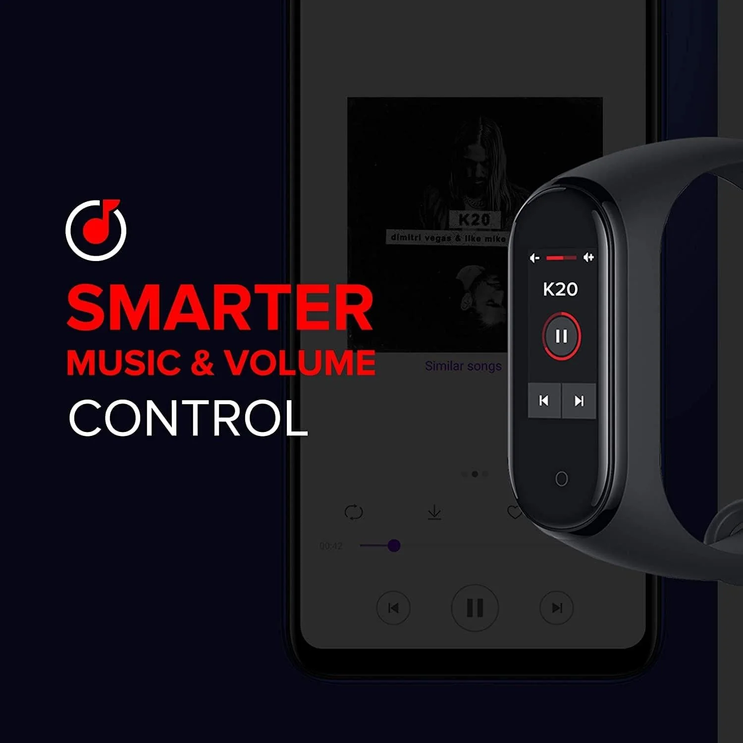 Mi Smart Band 4- India's No.1 Fitness Band, Up-to 20 Days Battery Life - Image 6