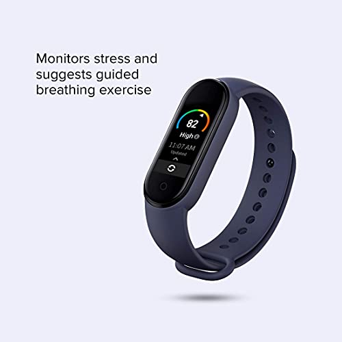 MI Smart Band 5 - India's No. 1 Fitness Band, 1.1" (2.8 cm) AMOLED Color Display, 2 Weeks Battery Life, Personal Activity Intelligence (PAI), 11 Sports Mode, Heart Rate, Women's Health Tracking (Black) - Image 7