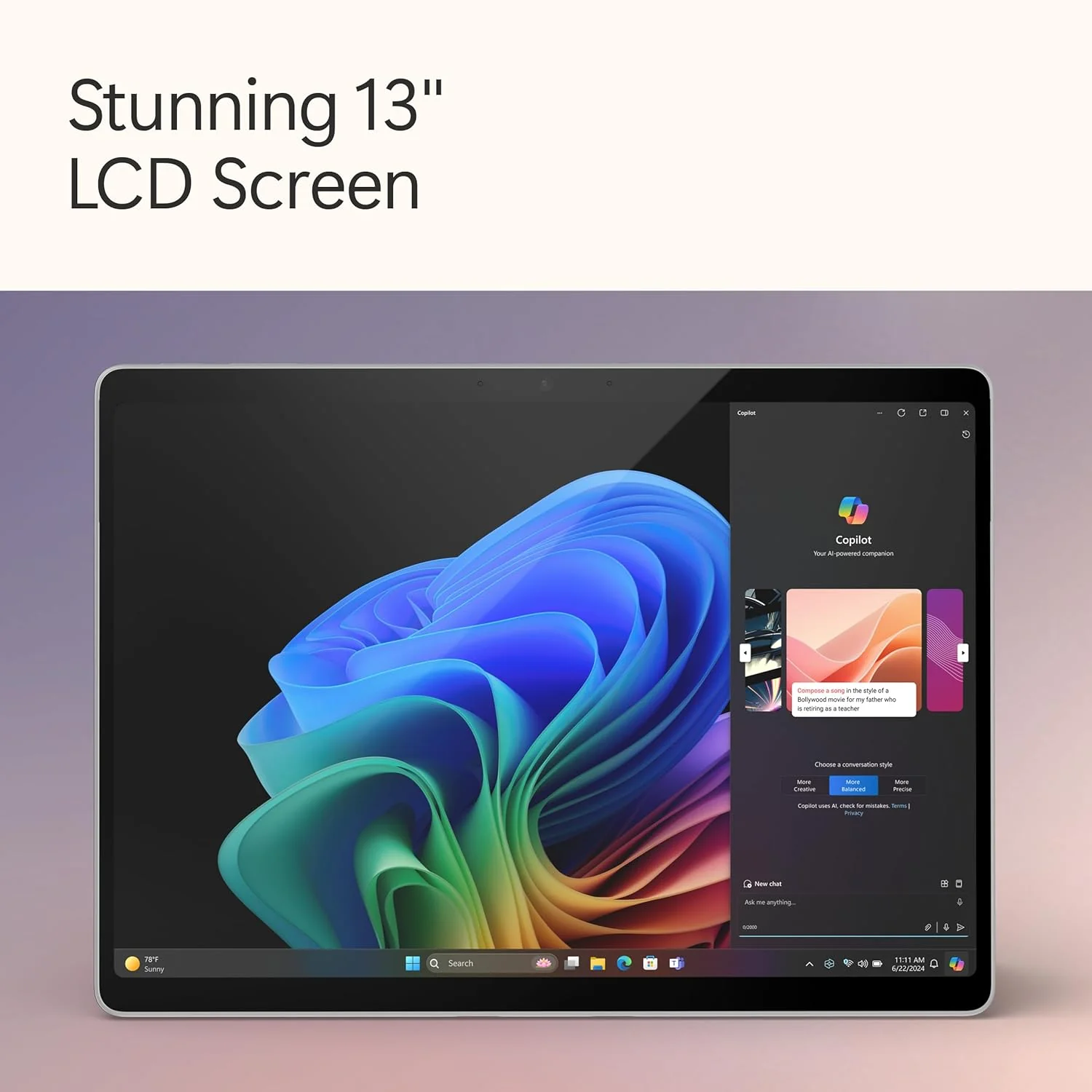Microsoft New Surface Pro (11th Edition) - Windows 11 Home Copilot + Pc - 13" LCD Pixelsense Touchscreen - Qualcomm Snapdragon X Plus (10 Core,Wi-Fi) - 16Gb Ram - 256Gb Ssd - Blue Platinum - Zhx-00014 - Image 8