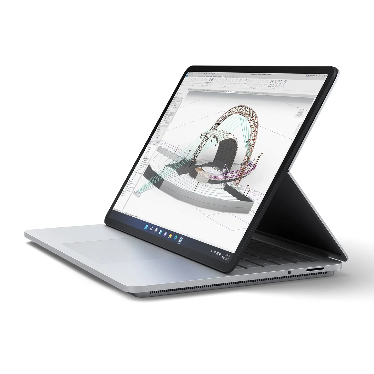 Microsoft Surface Laptop Studio - 14.4 Inches Touchscreen - Intel Core I5-16Gb Memory - 256Gb Ssd - Platinum Windows 11 (Thr-00022) - Wi-Fi (BRAND NEW/SEALED) - Image 14