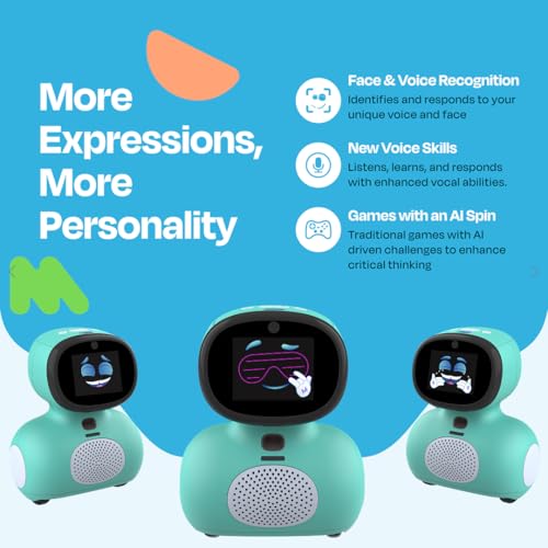 Miko Mini with 2 Years Free Max: AI Robot for Kids | Fosters STEAM Learning & Education | Packed with Games, Dance, Singing | Child-Safe Conversational Learning | Ideal Gift for Boys & Girls 5+ Blue - Image 4