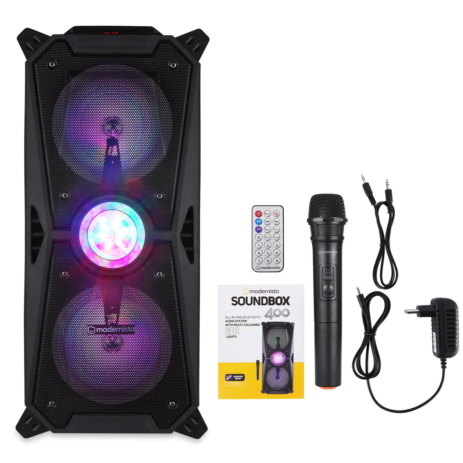 Modernista Sound Box 400 50 Watt Truly Wireless Bluetooth Portable Outdoor Speaker (Black) - Image 12
