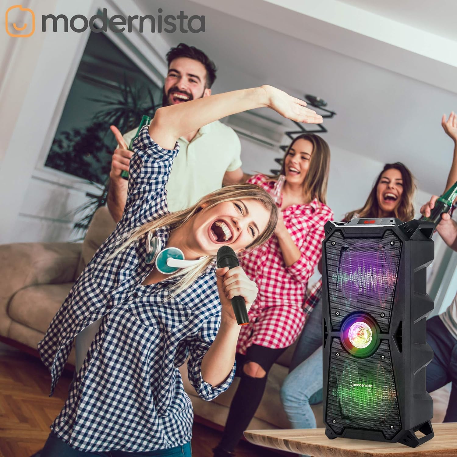 Modernista Sound Box 400 50 Watt Truly Wireless Bluetooth Portable Outdoor Speaker (Black) - Image 9