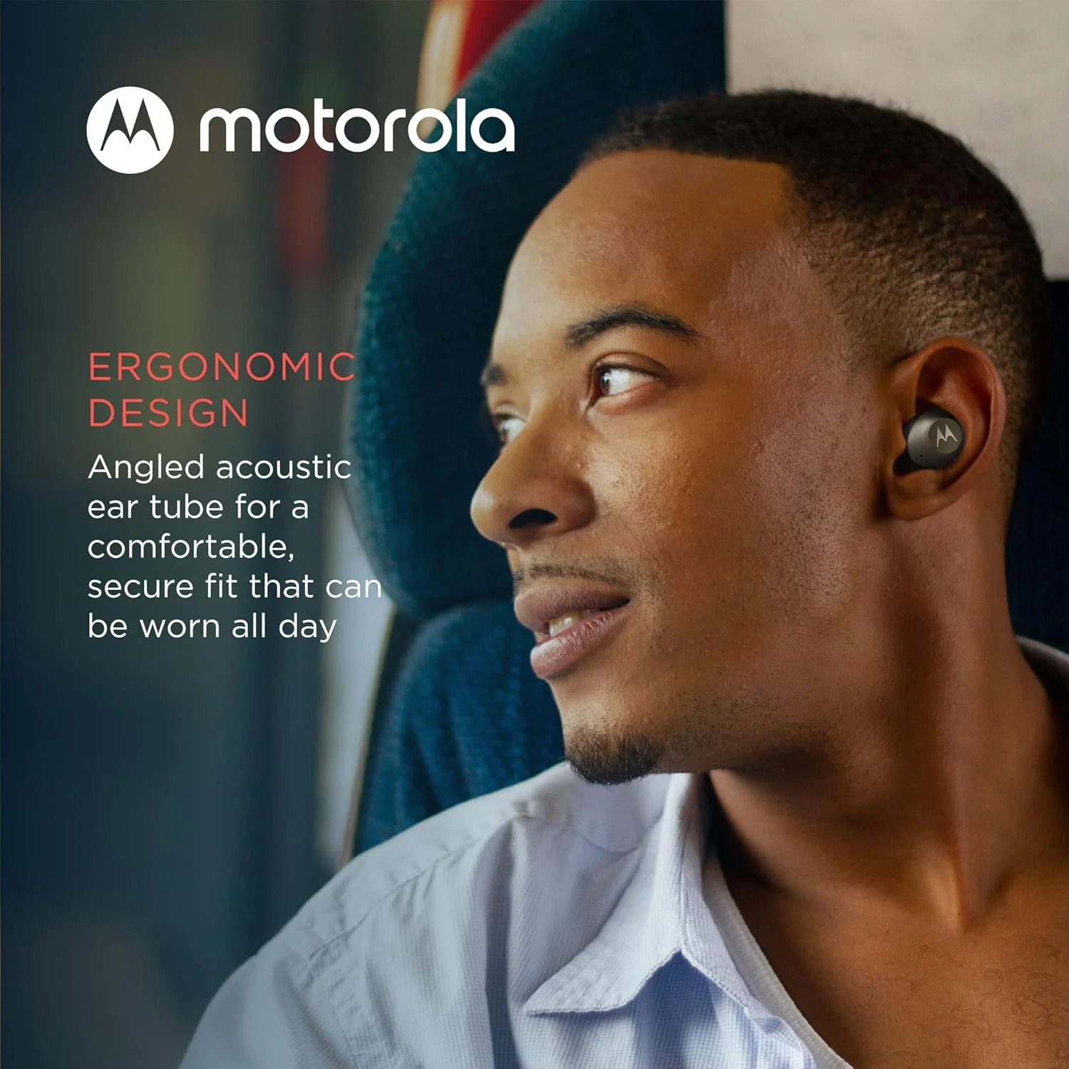 Motorola Moto Buds 270 ANC - True Wireless Bluetooth Earbuds with Microphone and Active Noise Cancellation - IPX5 Water Resistant, Touch Control, Comfort Fit - Includes Micro Charging Case - White (BRAND NEW/SEALED) - Image 5