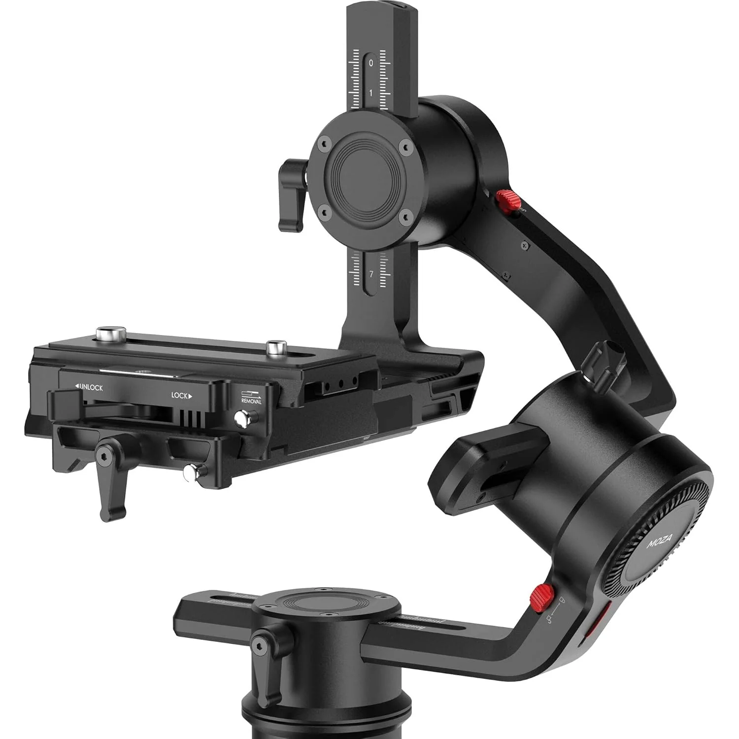 Moza Air 2S Handheld Camera Gimbal with Max Payload 4.2Kg, 3,200 Mah Battery, 20Hrs Runtime - Multicolor - Image 4