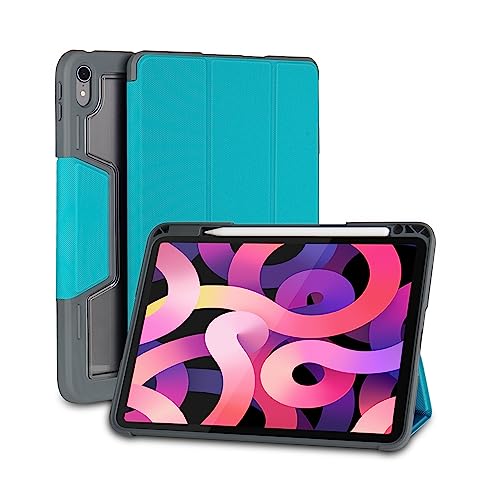 Neopack Drop Tested Defender Case with Pencil Holder for iPad Air 13", Fits: M2 and M3 Models/iPad Pro 12.9", Fits: 4th, 5th, 6th Gen. (Green)