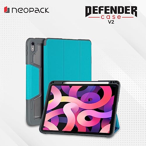 Neopack Drop Tested Defender Case with Pencil Holder for iPad Air 13", Fits: M2 and M3 Models/iPad Pro 12.9", Fits: 4th, 5th, 6th Gen. (Green) - Image 5