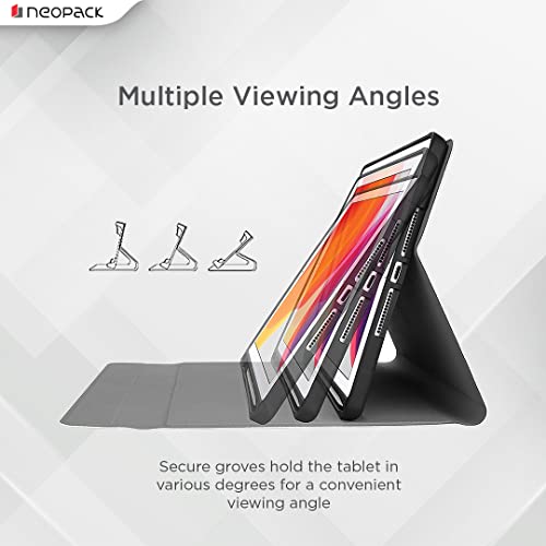 Neopack Keyboard Folio Case with Trackpad for iPad 10.9", Fits: 10th Gen & iPad A16 Model, Fits: 11th Gen (Black) - Image 3